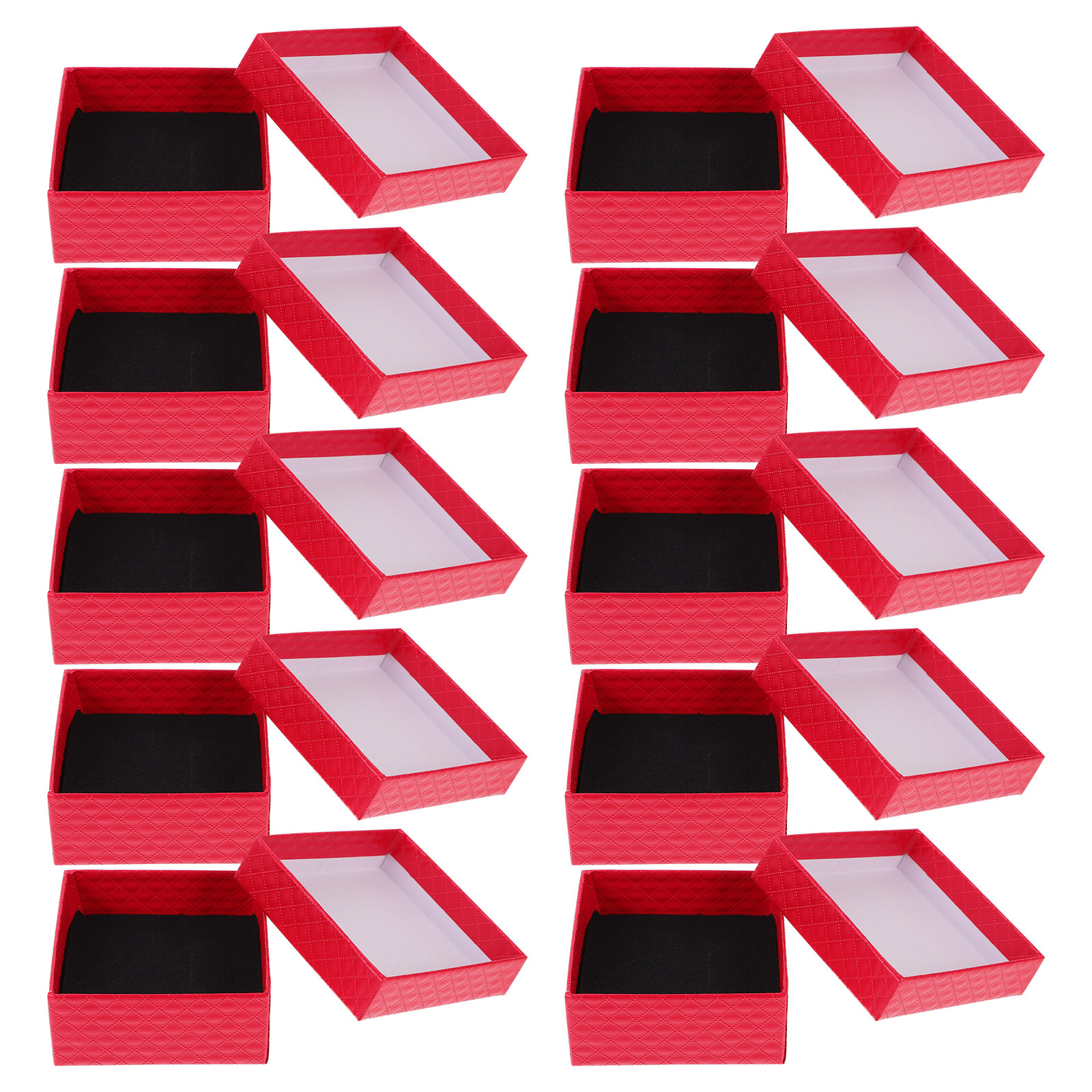 Gift Box Wrap Set - 10Pcs Elegant Patterned Jewelry Gift Boxes
