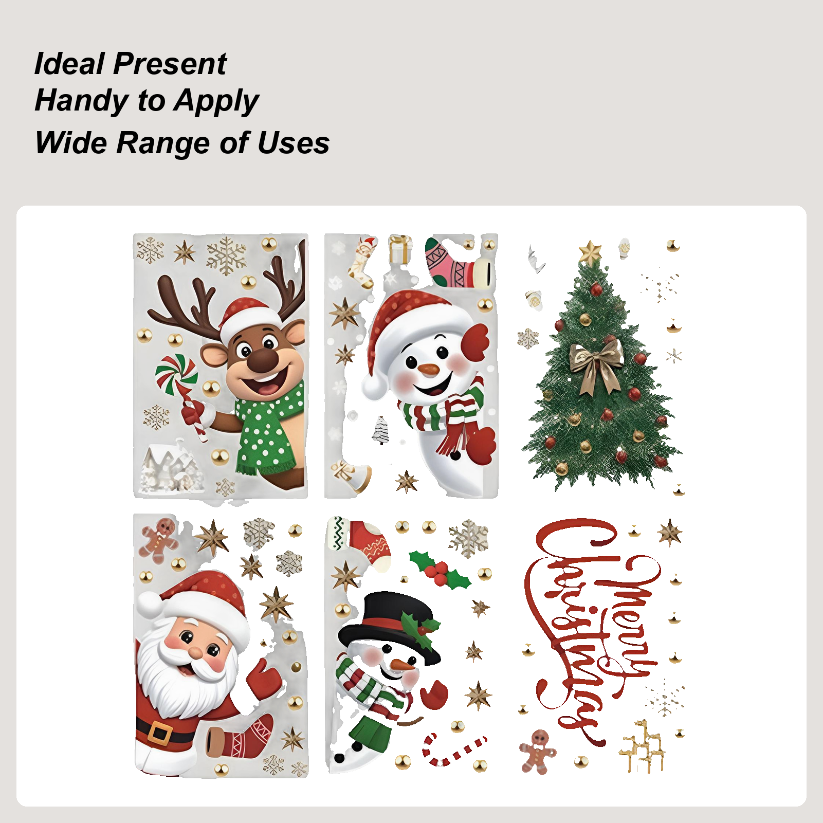Christmas Window Decorations H - Snowflake Window Decal recensie en prijs