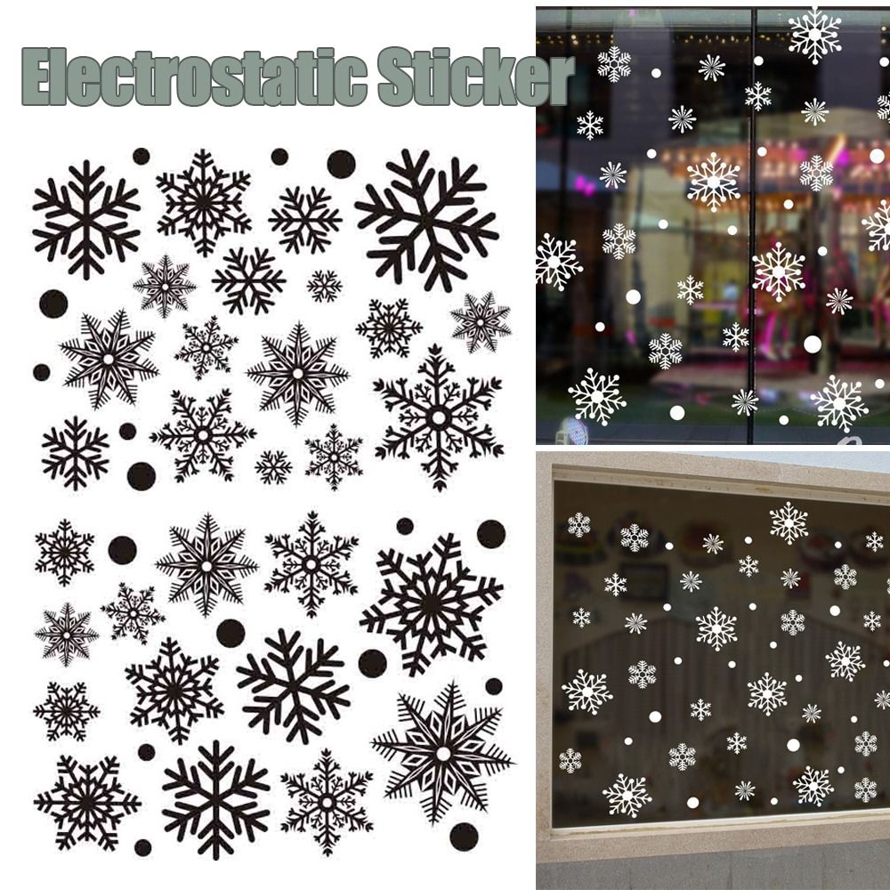 30pcs PVC Christmas Snowflakes - Snowflake Window Decal recensie en prijs
