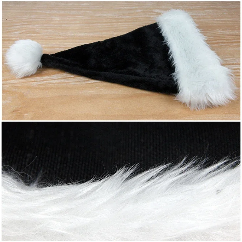 Unisex Xmas Black Plush Christ - Santa Hat Plush recensie en prijs