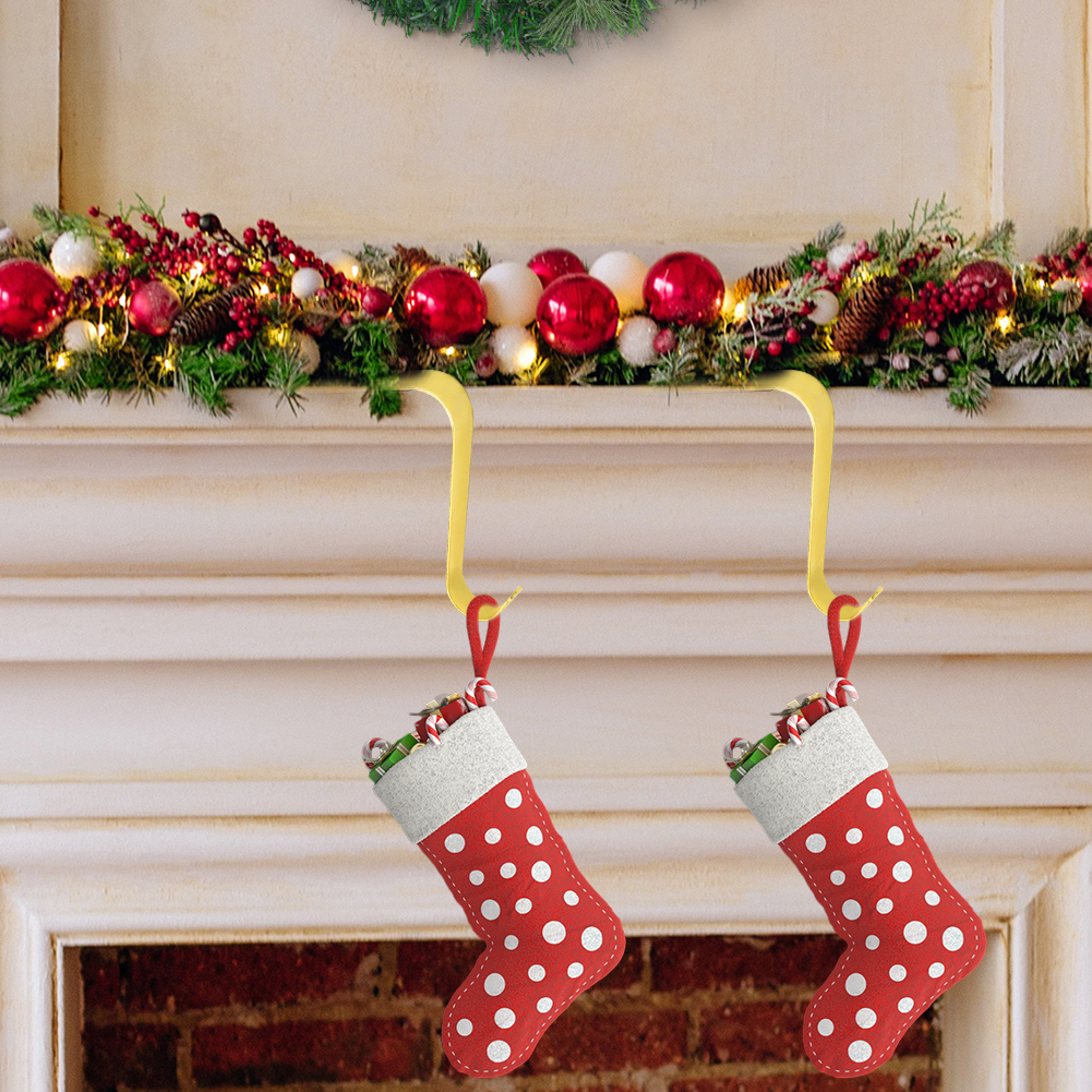 2 Pcs Christmas Fireplace Stoc - Christmas Stocking Hanging recensie en prijs