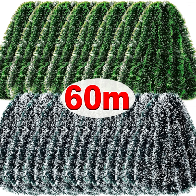 60/4m Christmas Tinsel Ribbons - Tinsel Garland Decoration recensie en prijs