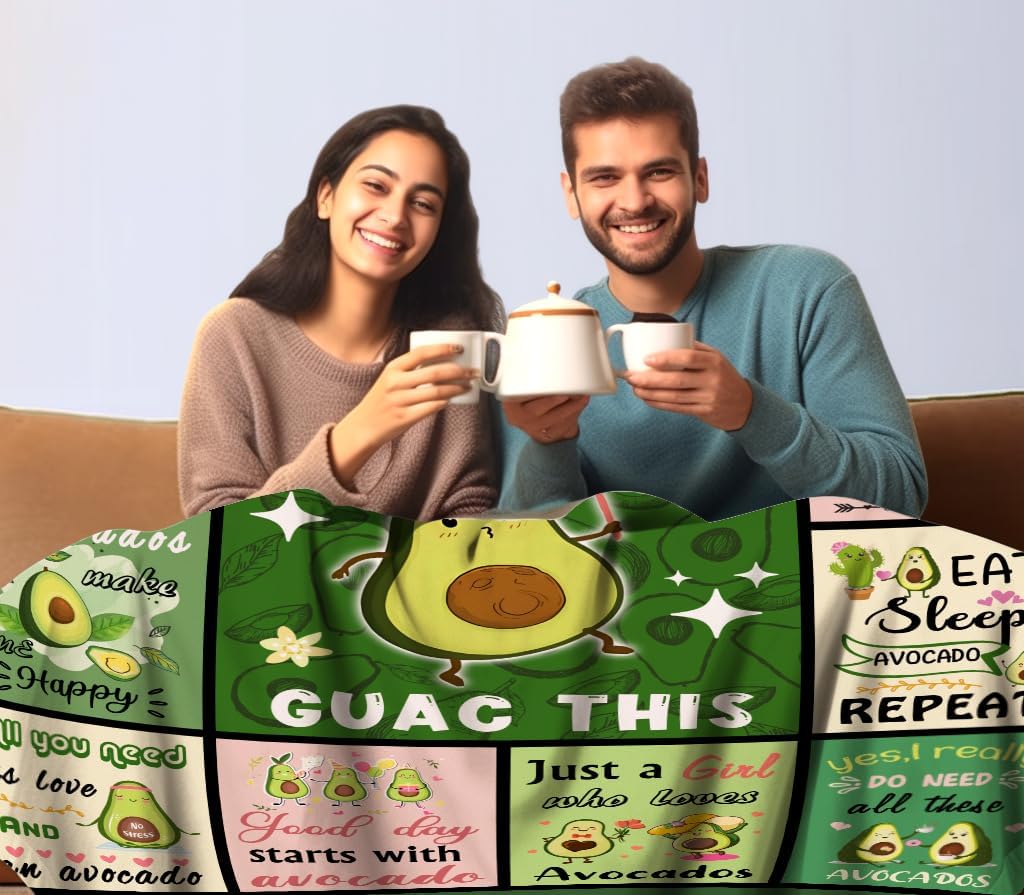 Avocado Blanket Cartoon Avocad - Christmas Throw Blanket recensie en prijs