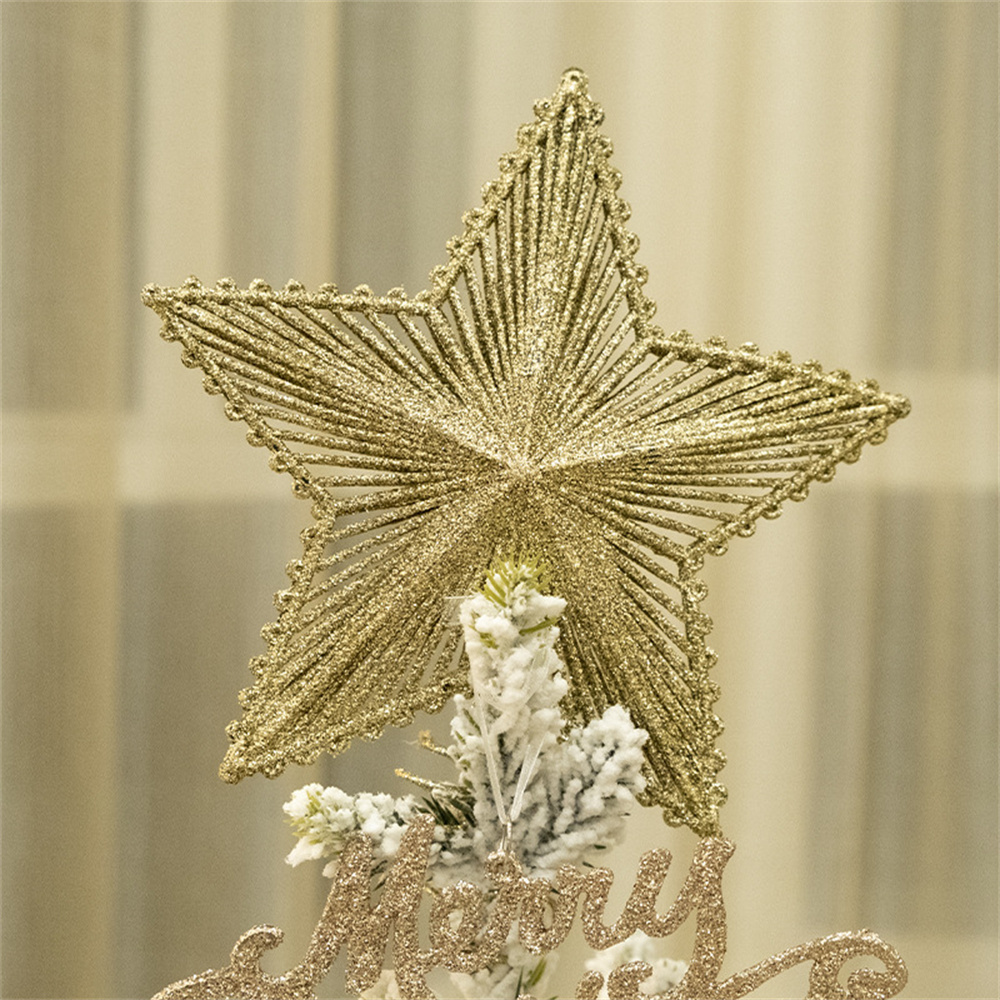 Gold Glitter Christmas Tree To - Star Tree Topper recensie en prijs