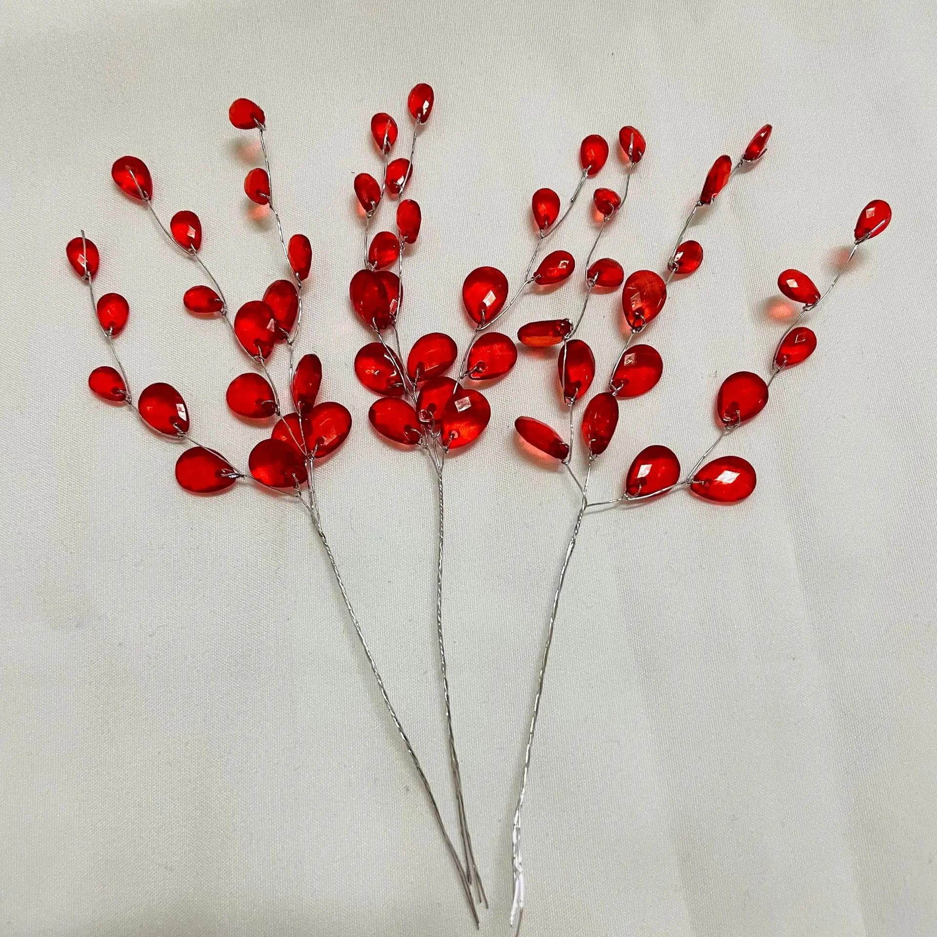 50Pcs 3-Forks Acrylic Strip Wa - Christmas Wreath Fake recensie en prijs