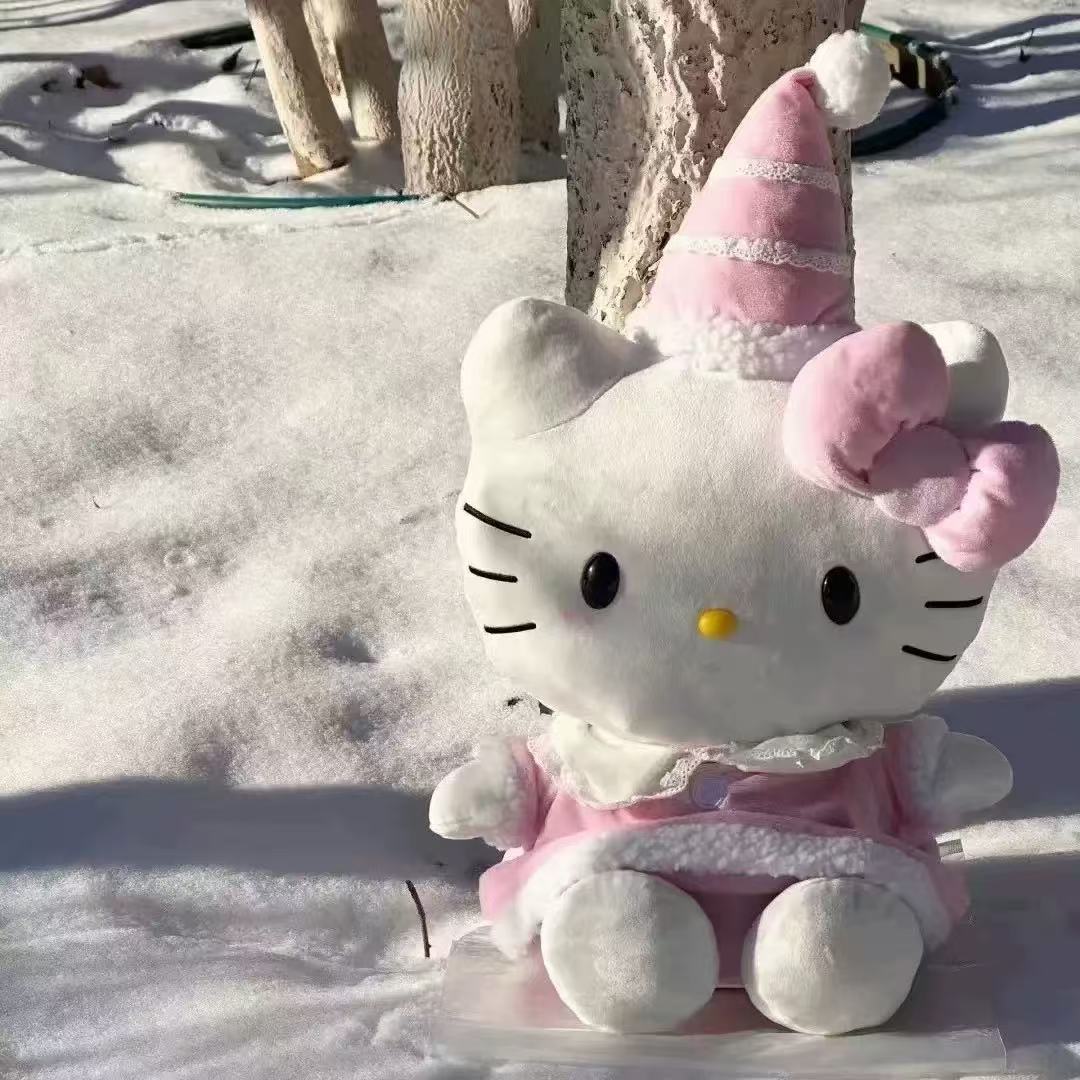 New Cute Kt Cat Plush Toy With - Santa Hat Plush recensie en prijs