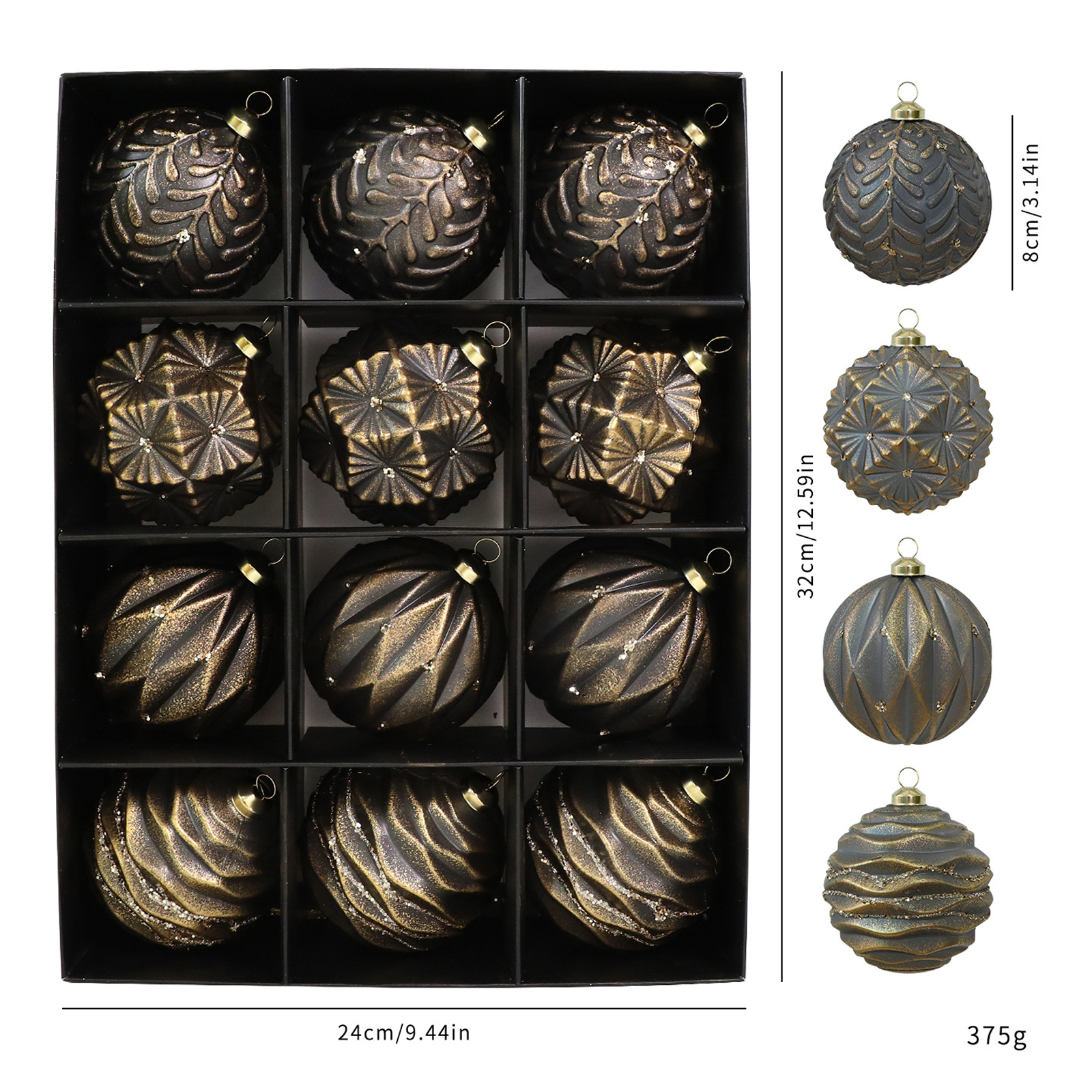 Retro Antique Christmas Ball S - Ornament Ball Set recensie en prijs