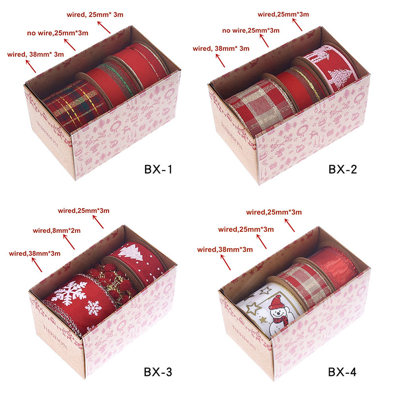 Christmas Ribbon Set Boxed Gif - Gift Box Wrap Set recensie en prijs