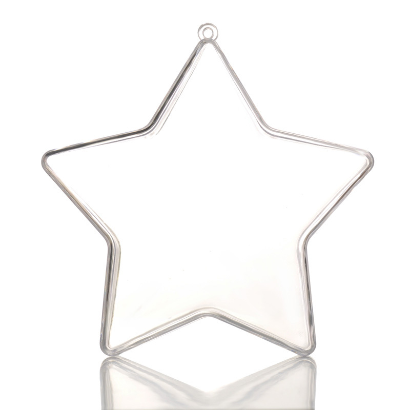 10 Set DIY Fillable Star Shape - Ornament Ball Set recensie en prijs