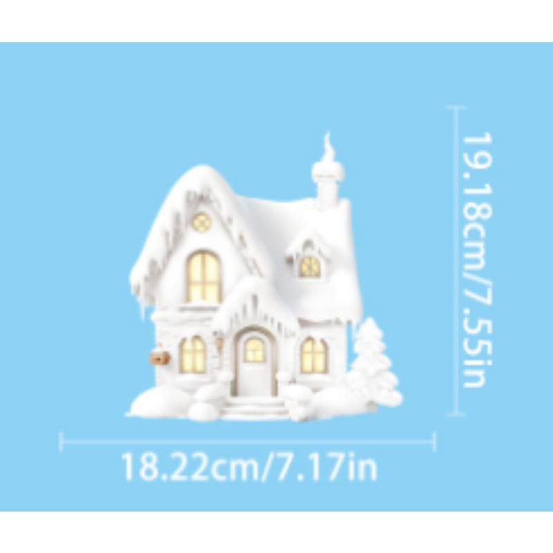 Snowman Snowflake Elk Christma - Snowflake Window Decal recensie en prijs