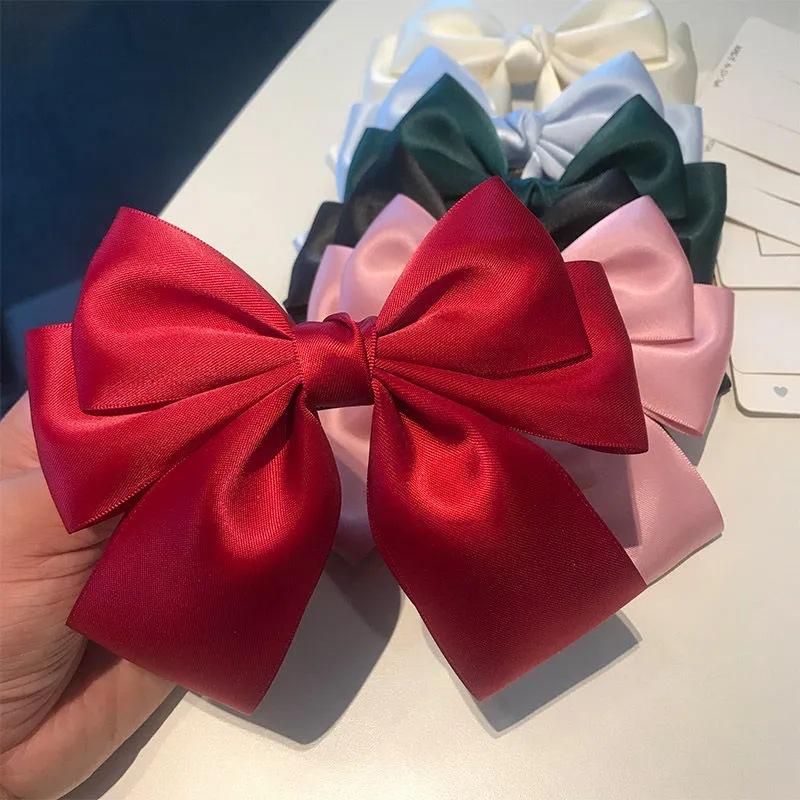 Solid Color Bow Ribbon Hair Cl - Ribbon Bow Gift recensie en prijs