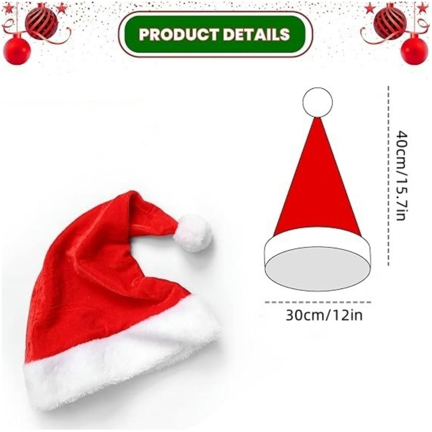 Fluffy Red Santa Hats Set with - Santa Hat Plush recensie en prijs