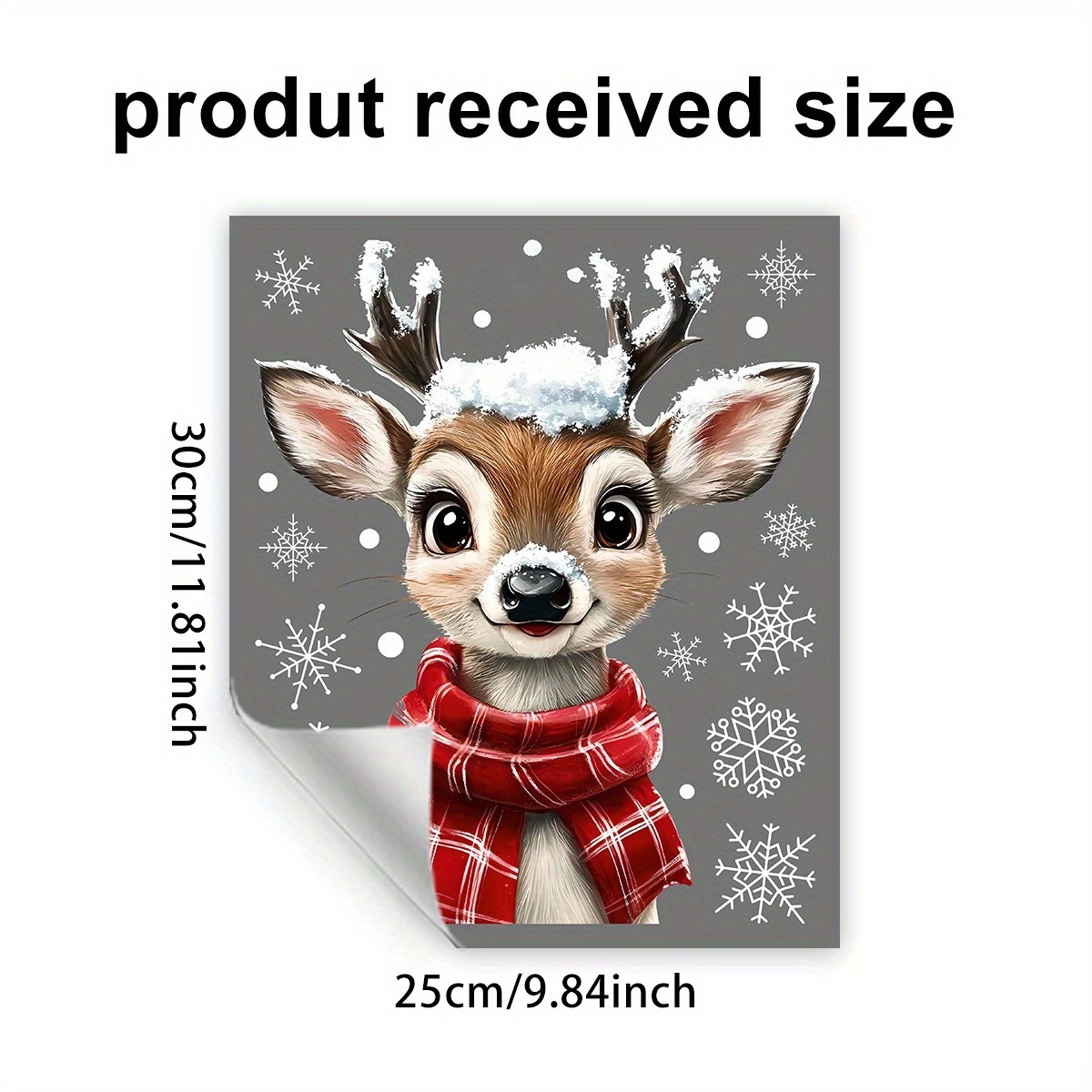 1pc Christmas Scarf Snowflake  - Snowflake Window Decal recensie en prijs