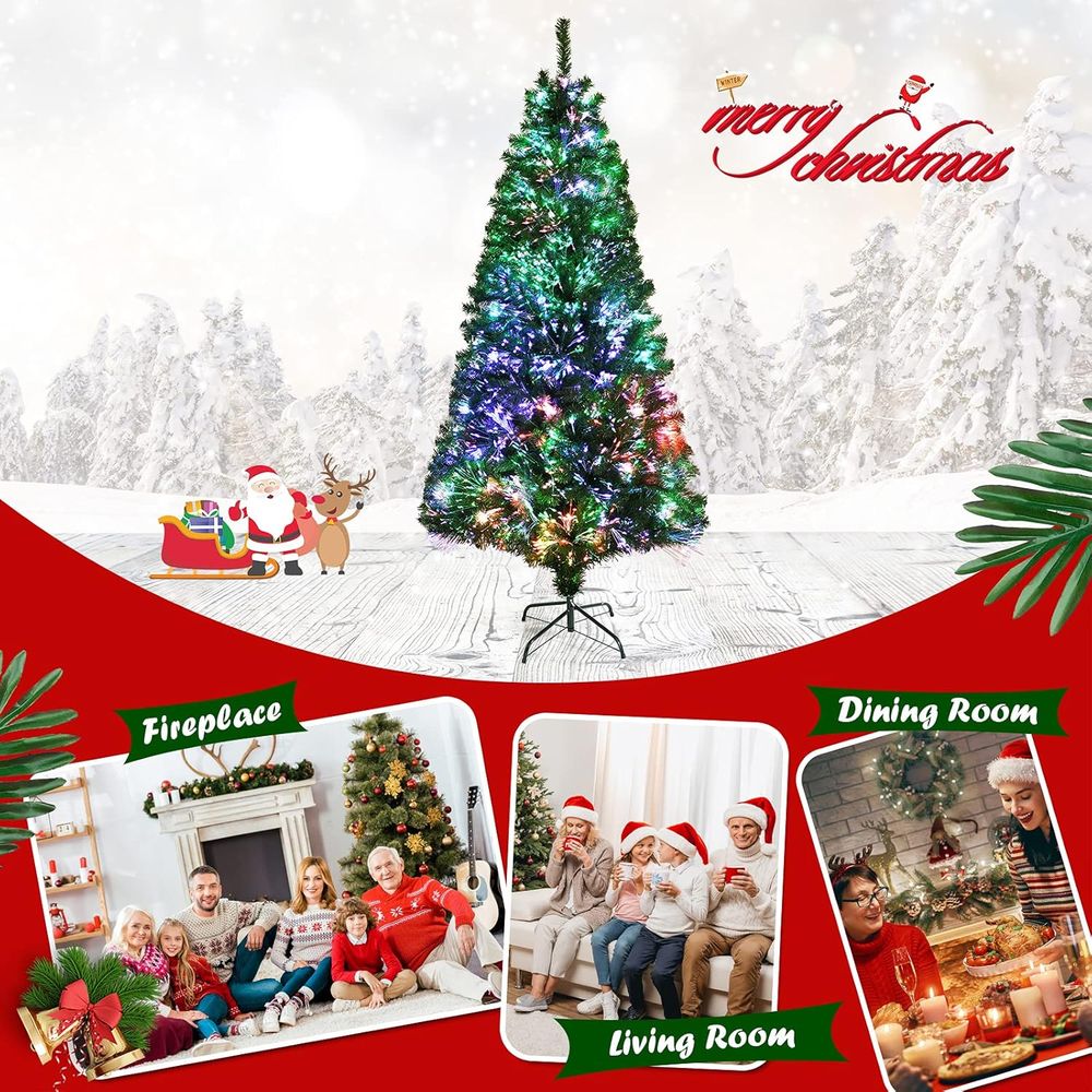6ft Pre-lit Premium Spruce Art - Christmas Tree Artificial recensie en prijs