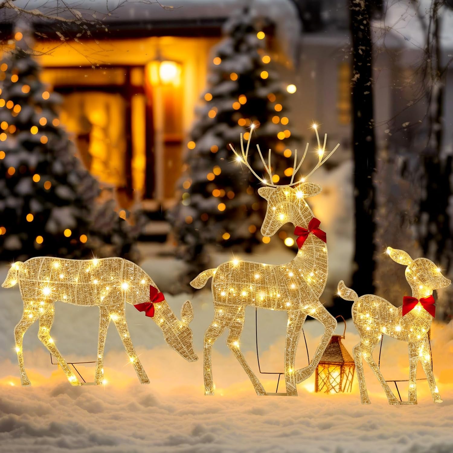 2D Lighted Reindeer Christmas  - Christmas Lights Outdoor recensie en prijs