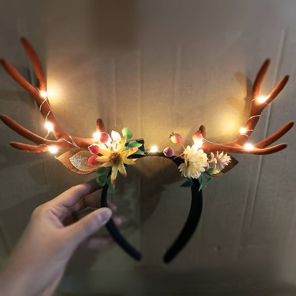 Reindeer Antlers Light up Head - Reindeer Antlers Headband recensie en prijs