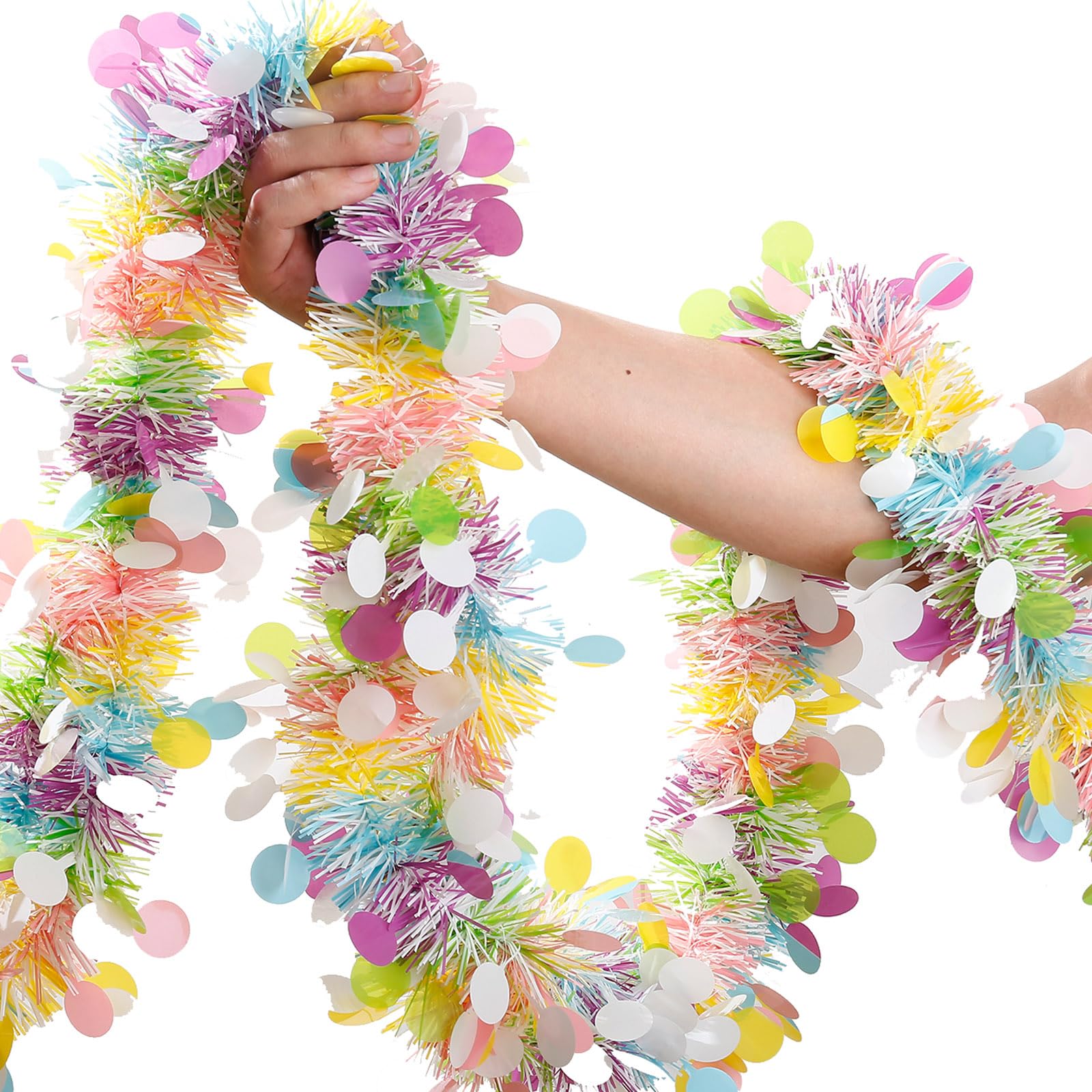 Easter Garland Decor 2PCS Glit - Tinsel Garland Decoration recensie en prijs