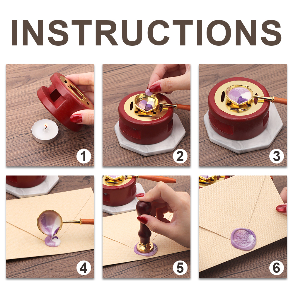 Vintage Wax Sealing Box Set Be - Gift Box Wrap Set recensie en prijs