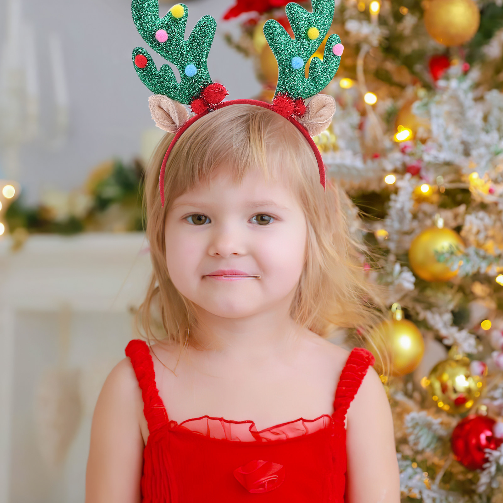 2Pcs Christmas Headband Reinde - Reindeer Antlers Headband recensie en prijs
