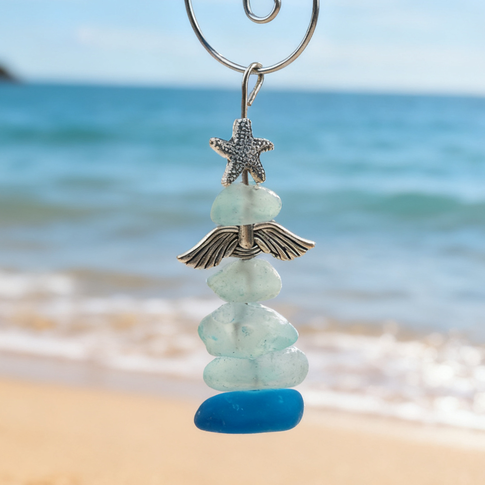Christmas Sea Glass Ornaments  - Christmas Stocking Hanging recensie en prijs