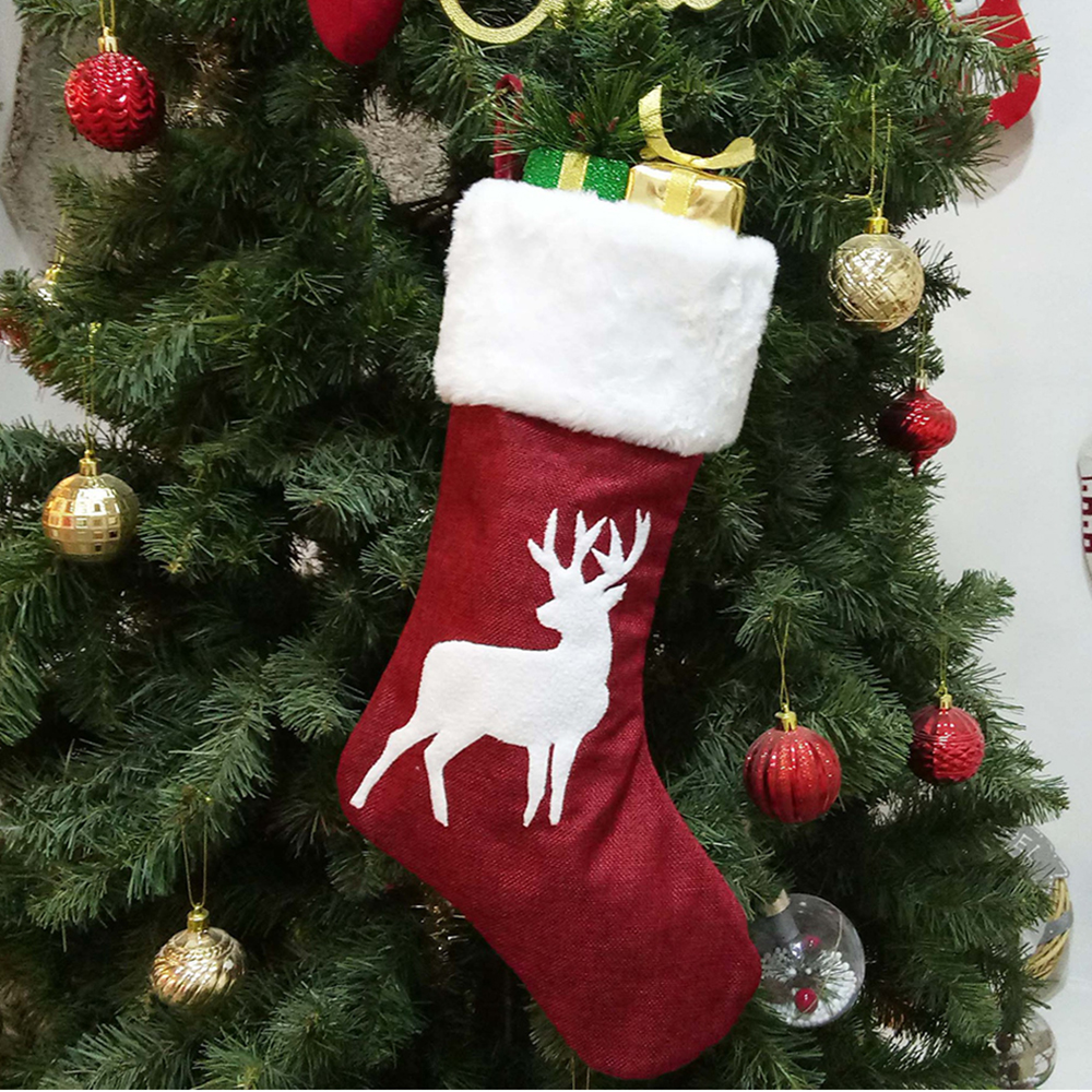 46Cm Plush Big Christmas Socks - Christmas Stocking Hanging recensie en prijs
