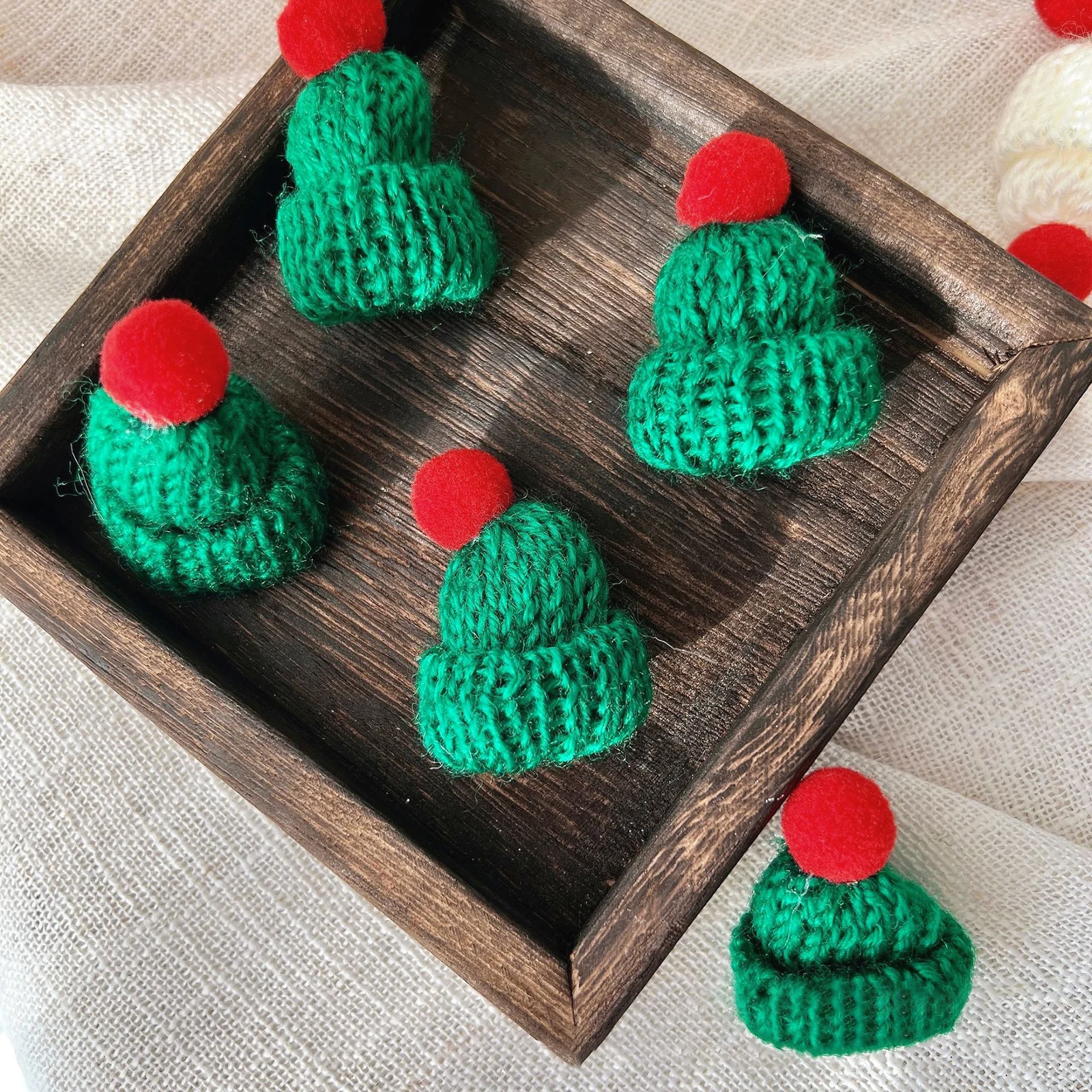 10/20pcs Mini Santa Hat & Scar - Santa Hat Plush recensie en prijs