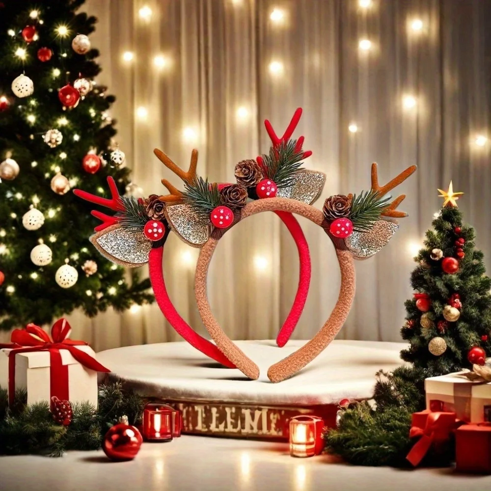 1Pc Christmas Headbands Christ - Reindeer Antlers Headband recensie en prijs