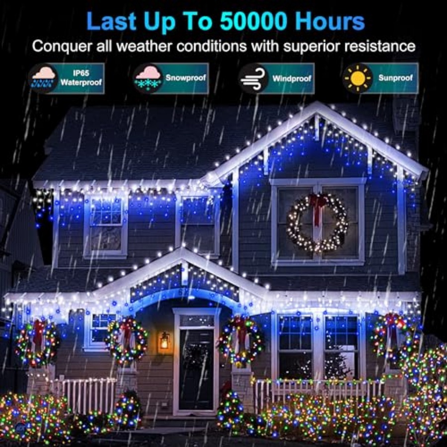 612 LED 60Feet Christmas Light - Christmas Lights Outdoor recensie en prijs