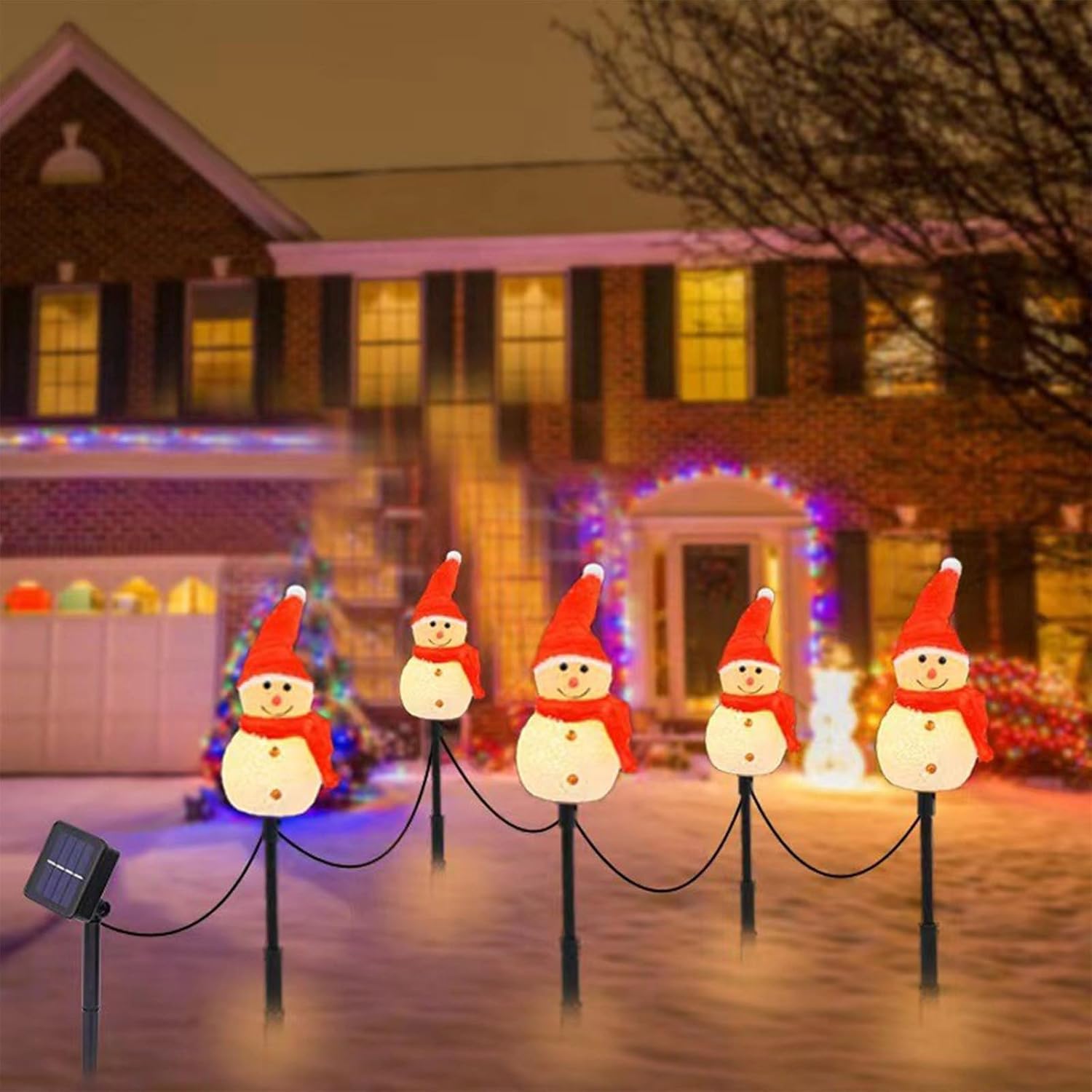 A set of four-piece solar snow - Christmas Lights Outdoor recensie en prijs