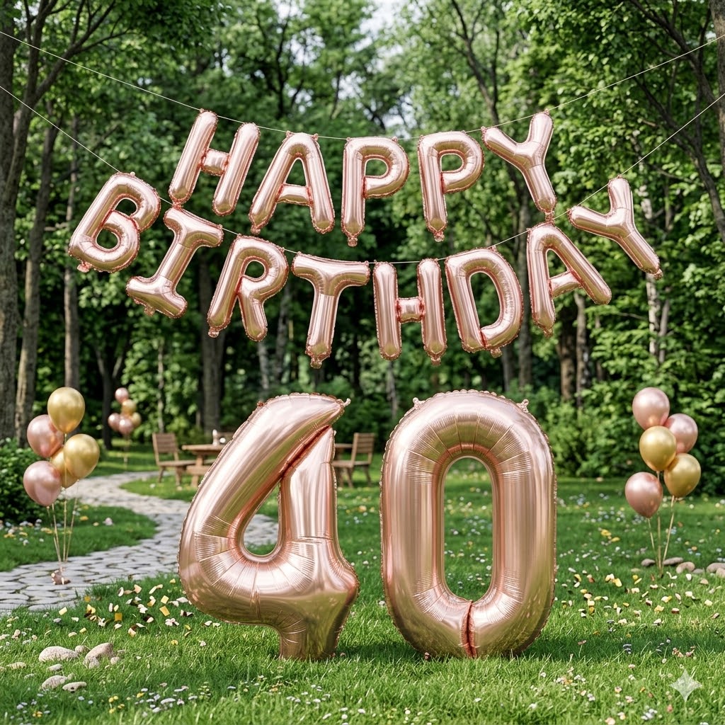 Happy Birthday 32Inch Number F - Tinsel Garland Decoration recensie en prijs