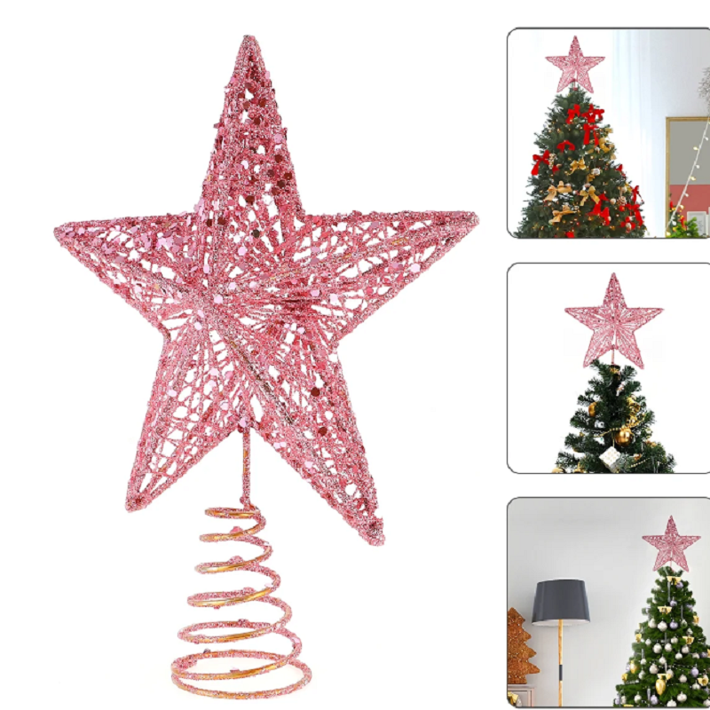 Christmas Pink Pentagon Top St - Star Tree Topper recensie en prijs