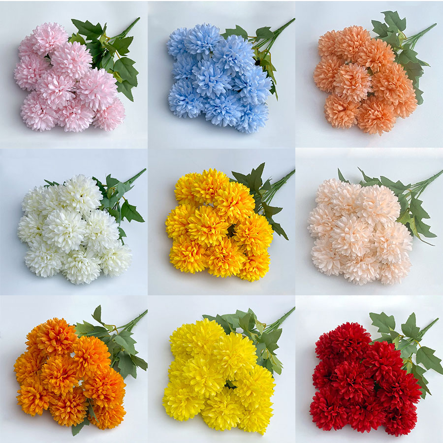 Artificial Flower Bouquet Chry - Christmas Wreath Fake recensie en prijs