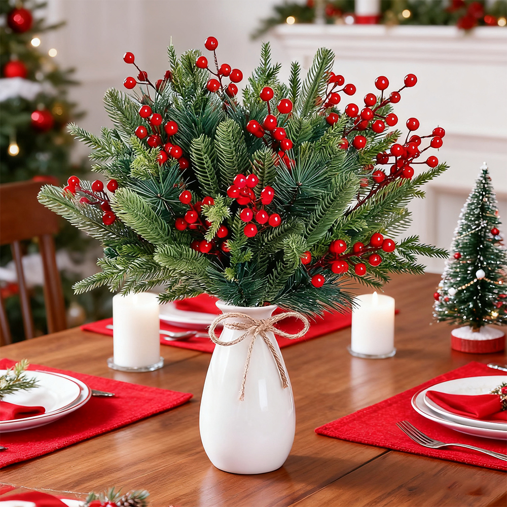 Artificial Pine Branches Fake  - Christmas Wreath Fake recensie en prijs