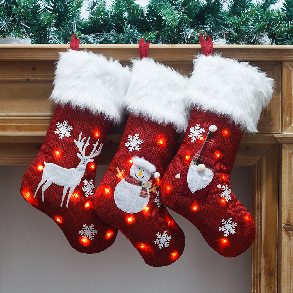 Christmas Socks With Led Light - Christmas Stocking Hanging recensie en prijs