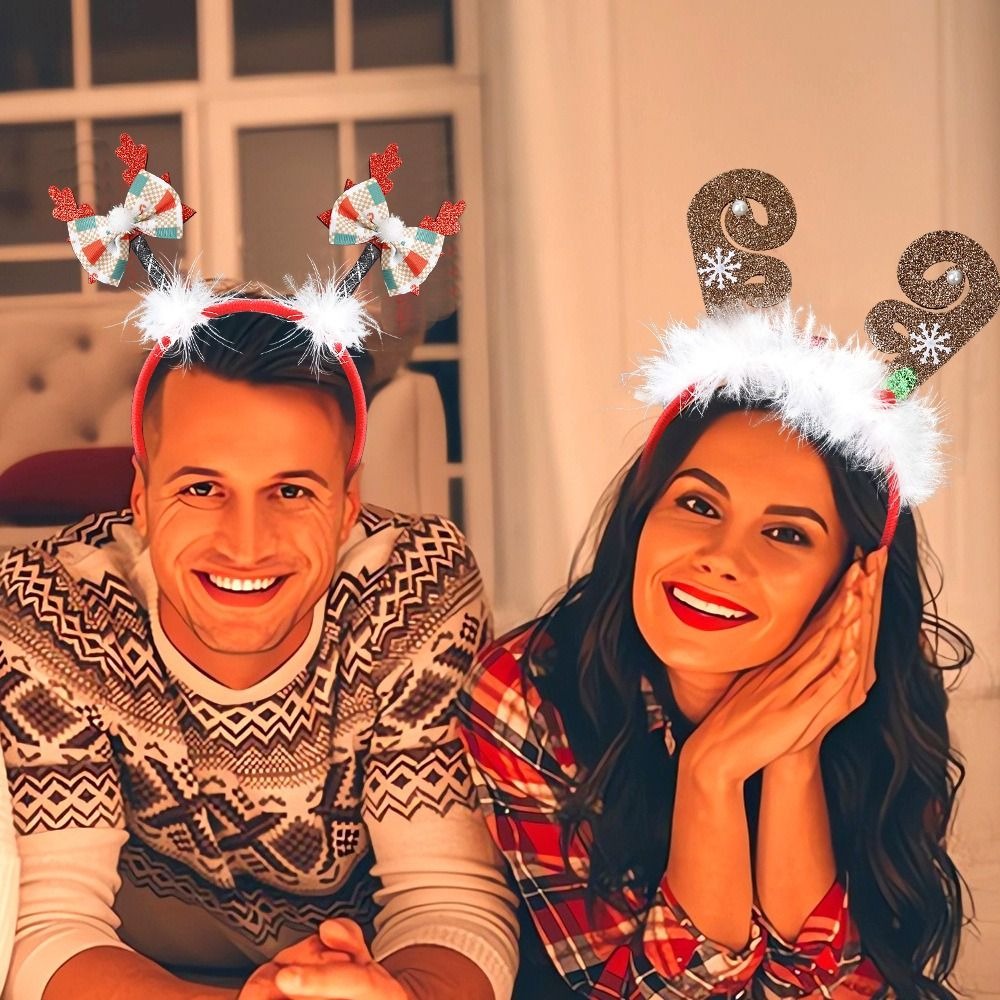 Cute Christmas Headbands Snowm - Reindeer Antlers Headband recensie en prijs