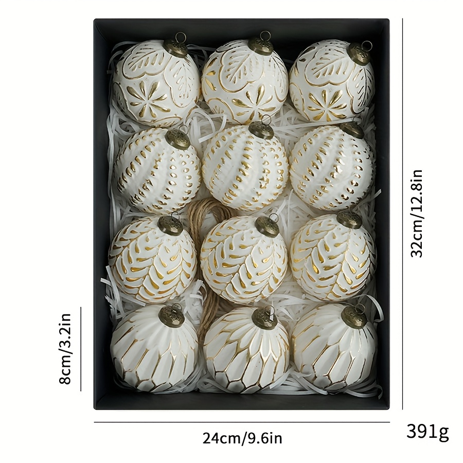 12PC 8cm Antique Plastic Chris - Ornament Ball Set recensie en prijs