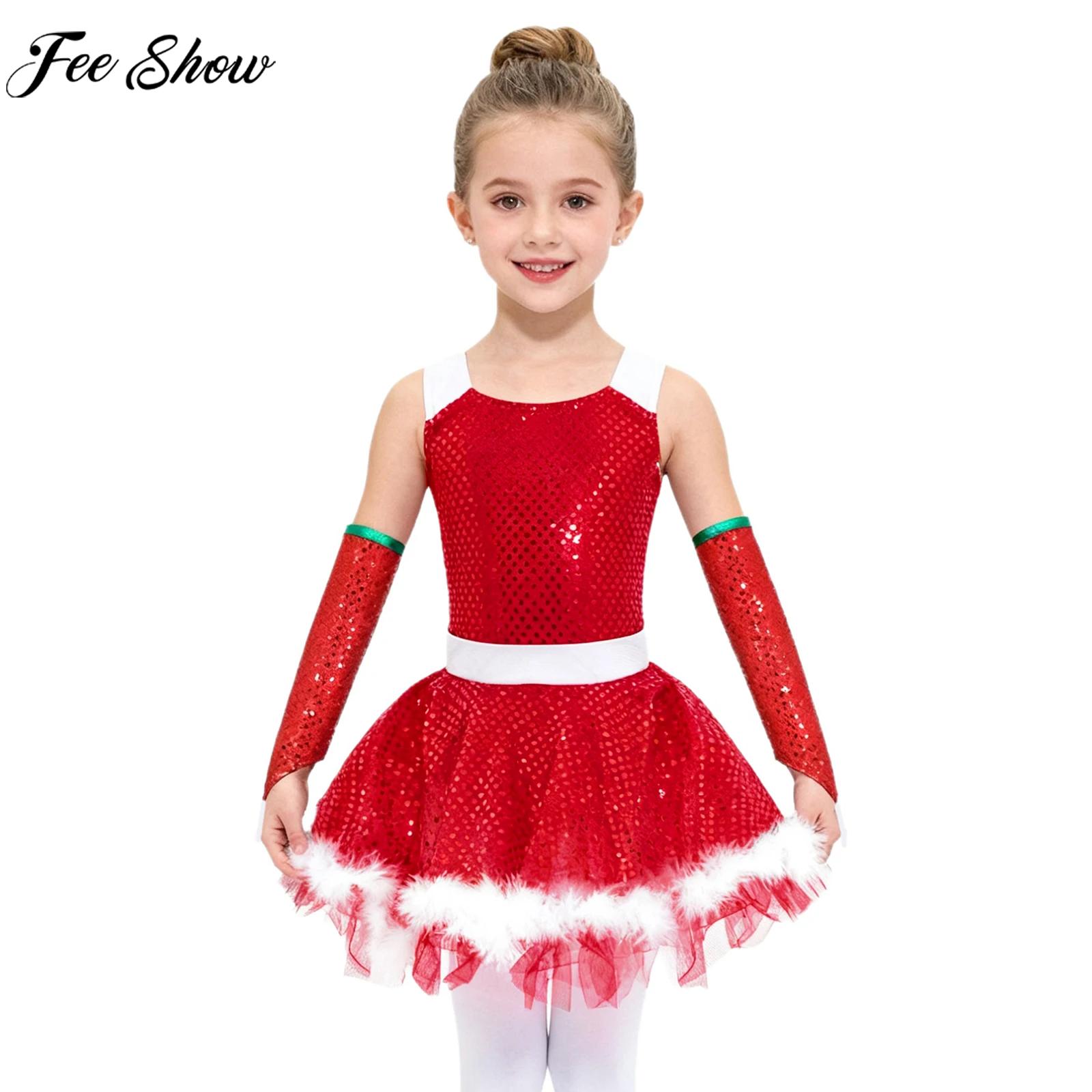 Kids Girls Christmas Figure Sk - Elf Costume Christmas recensie en prijs