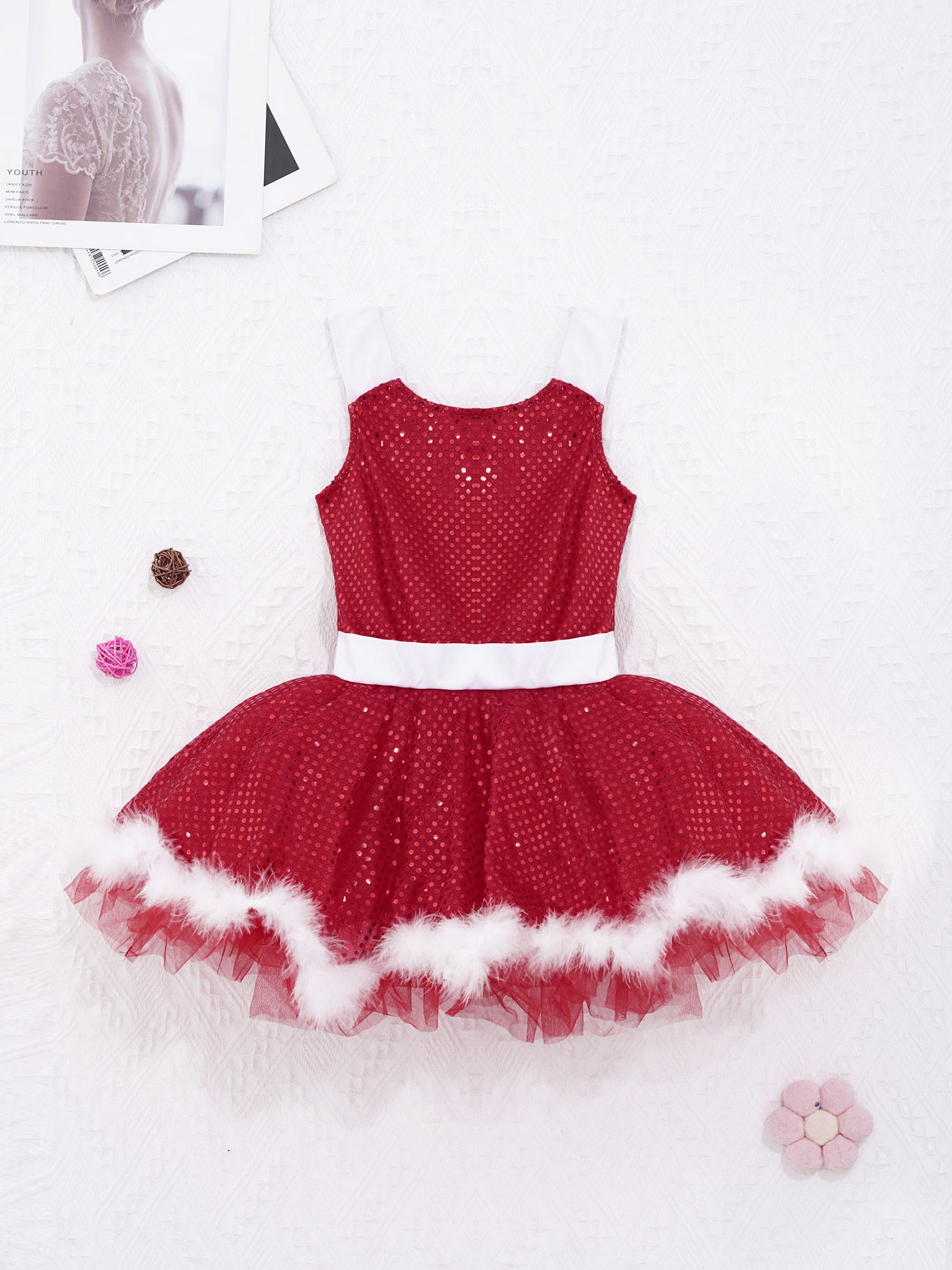 Kids Girls Christmas Figure Sk - Elf Costume Christmas recensie en prijs