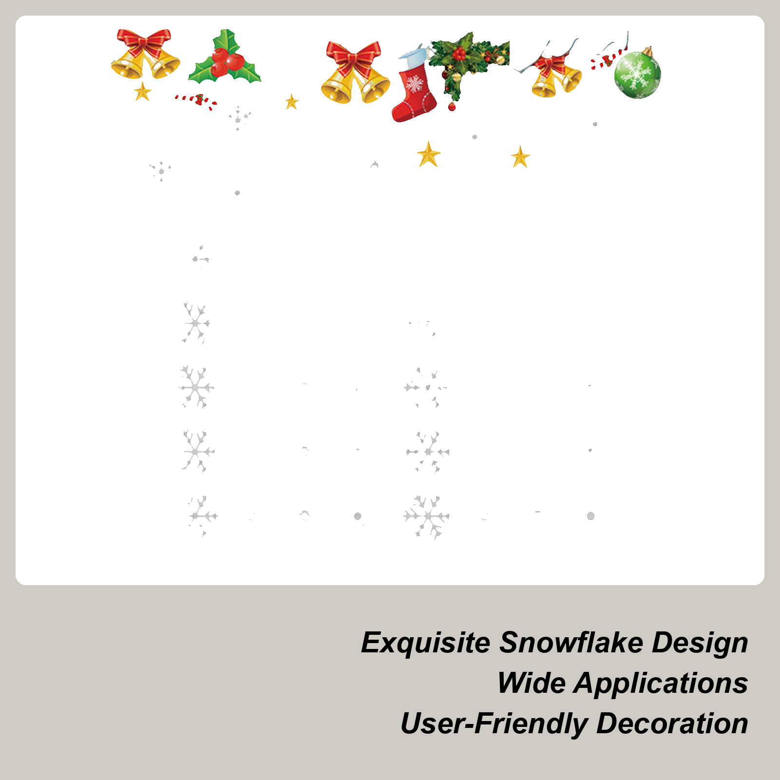 Snowflake Window Clings Static - Snowflake Window Decal recensie en prijs