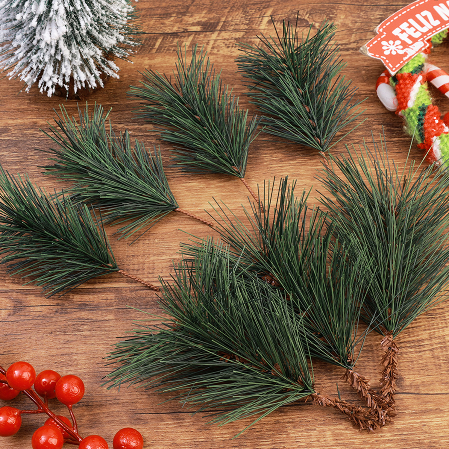 Fake Tree Leaves Branches Arti - Christmas Wreath Fake recensie en prijs