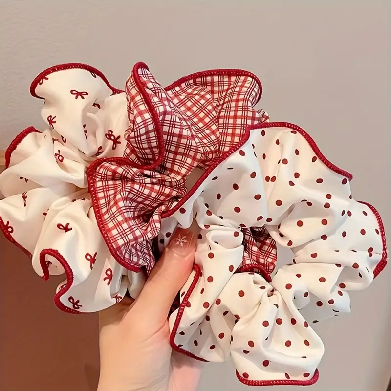 3 Pcs Sweet Red Dot Bowknot Pl - Christmas Throw Blanket recensie en prijs