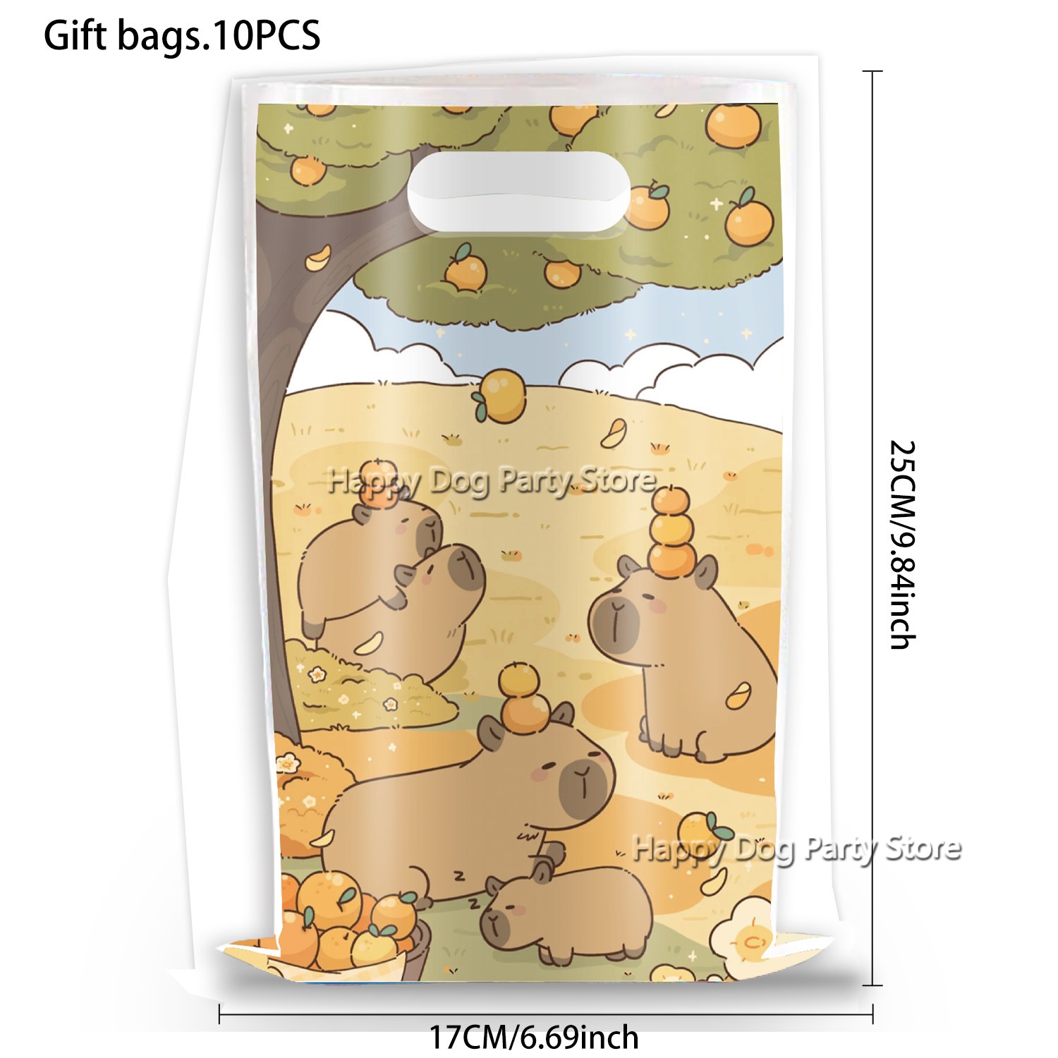 Cartoon Capybara Party Supplie - Gift Box Wrap Set recensie en prijs