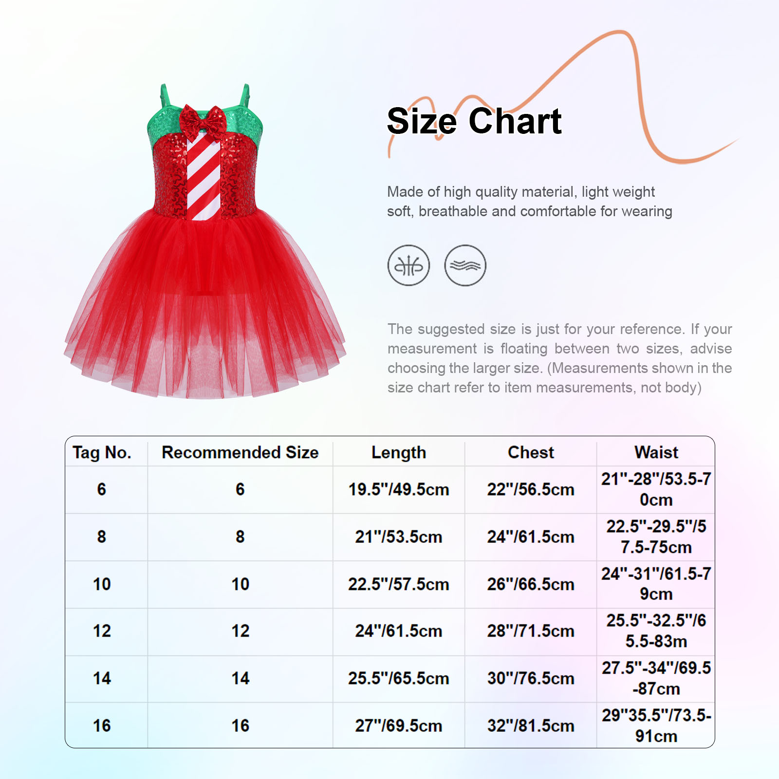 Princess Party Girls Santa Cla - Elf Costume Christmas recensie en prijs