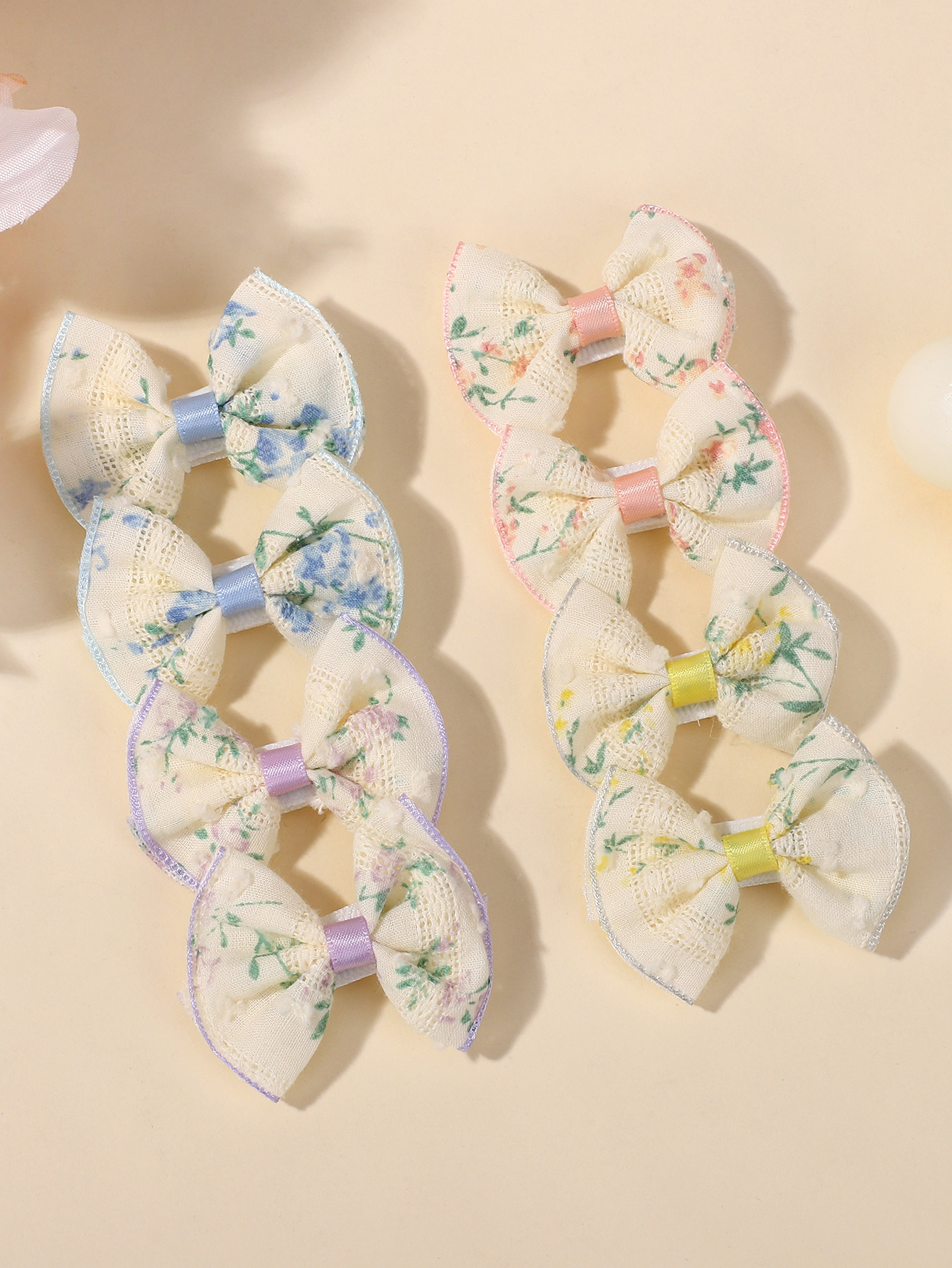 4pcs Cute Printing Bow Hair Cl - Ribbon Bow Gift recensie en prijs