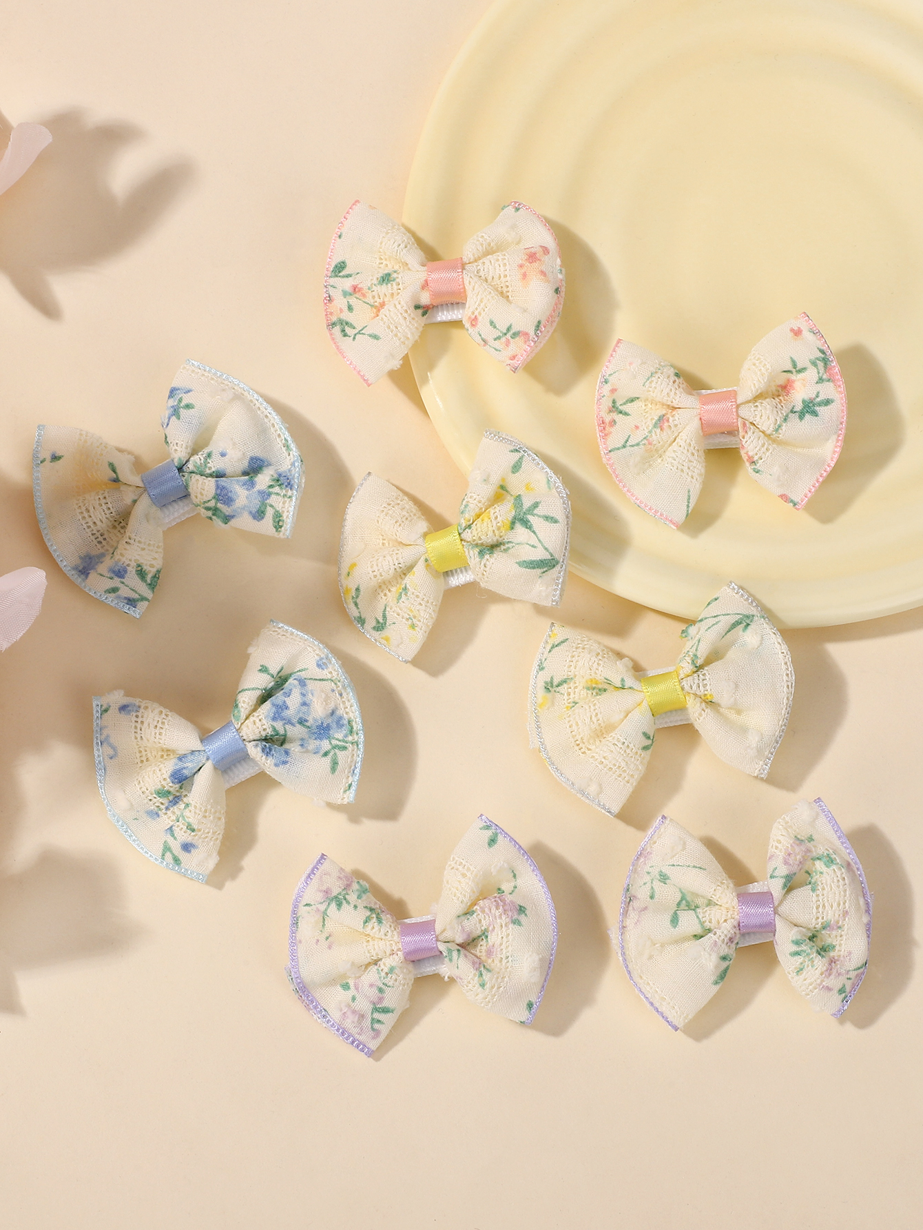 4pcs Cute Printing Bow Hair Cl - Ribbon Bow Gift recensie en prijs