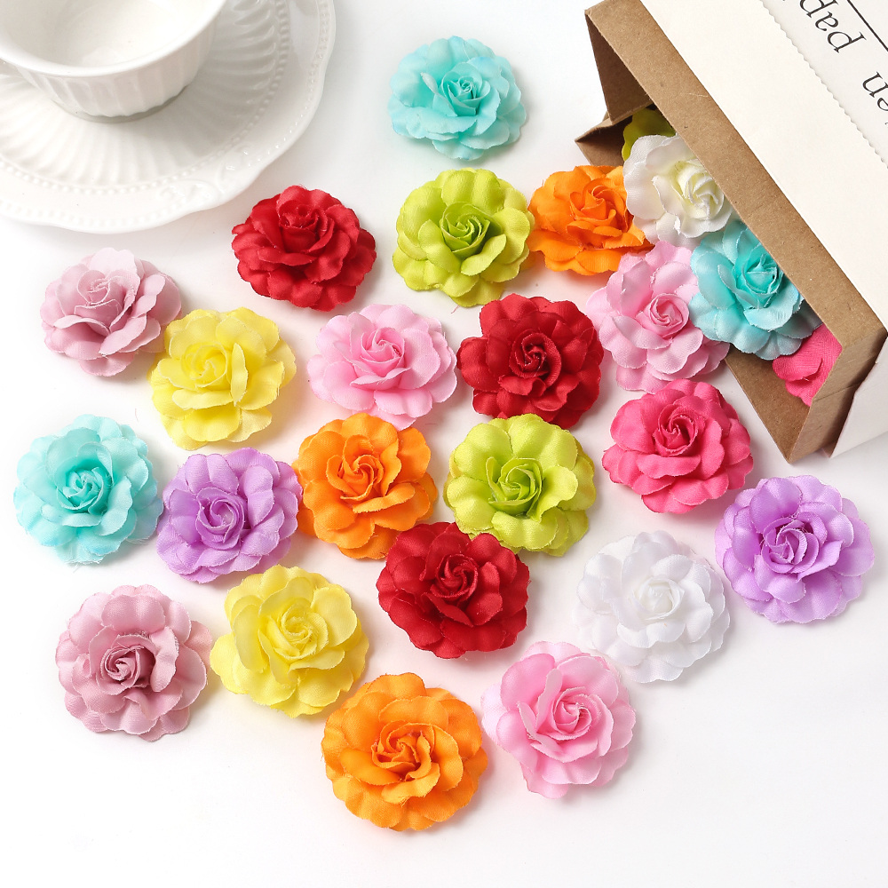 5Pcs Rose Artificial Flowers H - Christmas Wreath Fake recensie en prijs