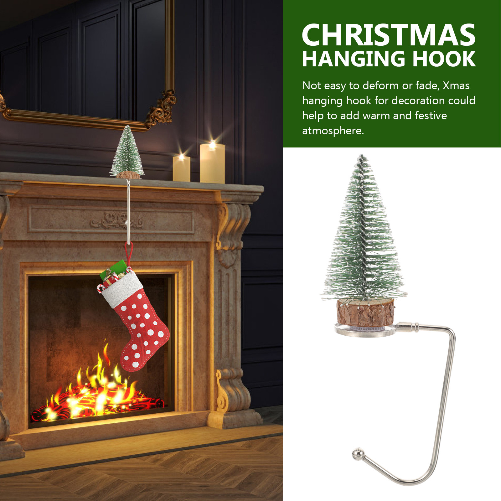 Christmas Hanging Hook Xmas St - Christmas Stocking Hanging recensie en prijs