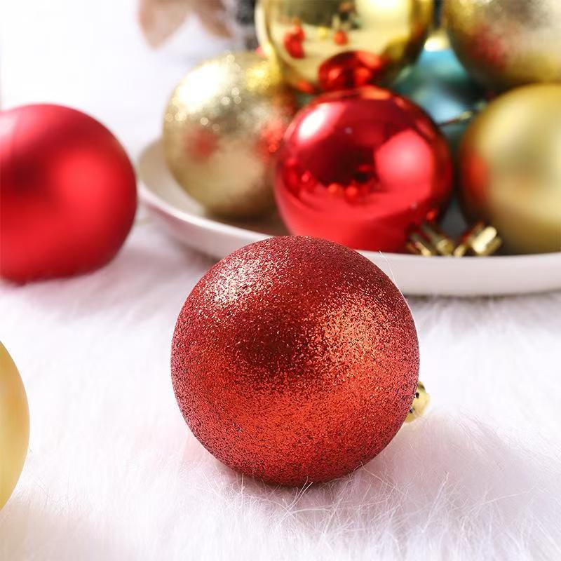1-8Pcs 3/4/6/8cm Red Christmas - Ornament Ball Set recensie en prijs