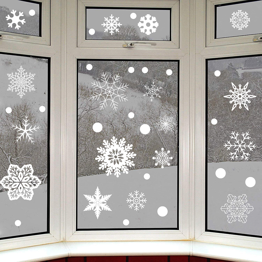 37PCS Gift Xmas Festival Suppl - Snowflake Window Decal recensie en prijs