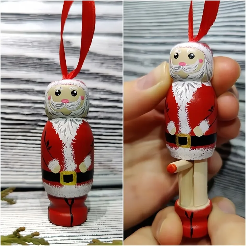 Funny Wooden Santa Stocking Fi - Christmas Stocking Hanging recensie en prijs